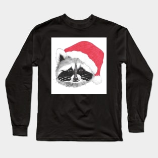 Xmas raccoon Long Sleeve T-Shirt